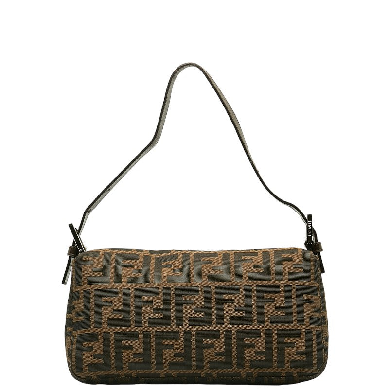 FY ZUCKA MANMABACKET SHOLDERBAG 26424 Brown canvas leather ladies FENDI