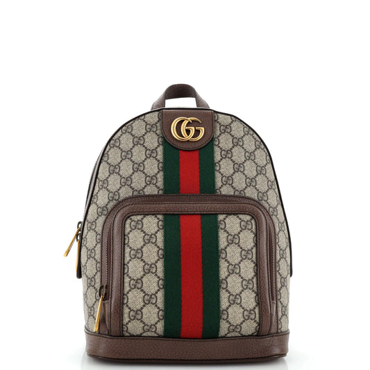 Ophidia Backpack GG Coated Canvas Small