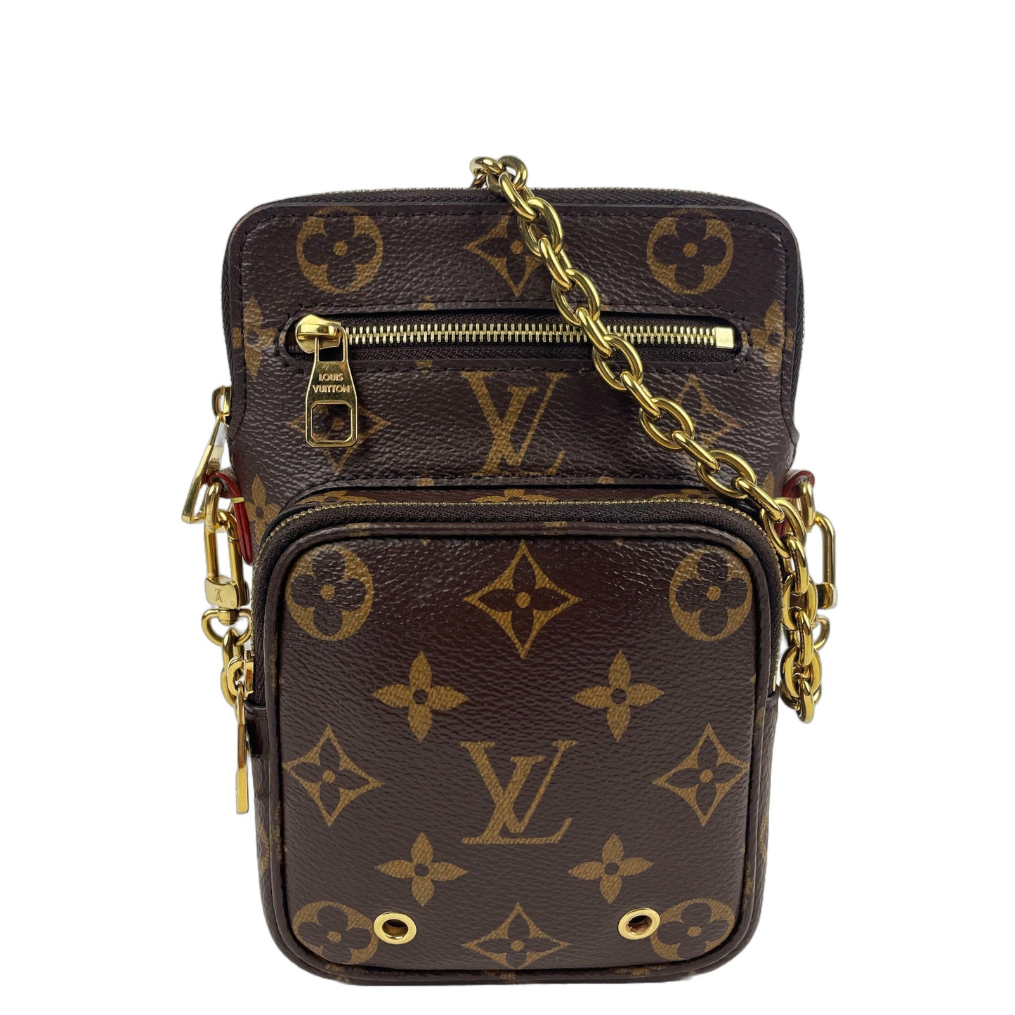 LOUIS VUITTON Monogram Utility Phone Sleeve Crossbody