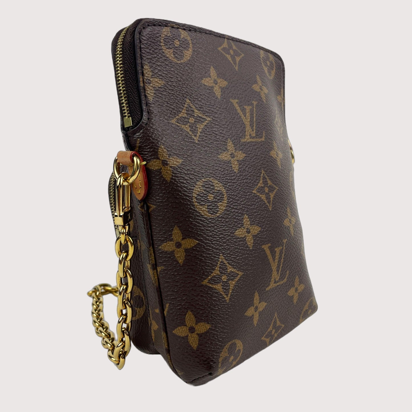 LOUIS VUITTON Monogram Utility Phone Sleeve Crossbody