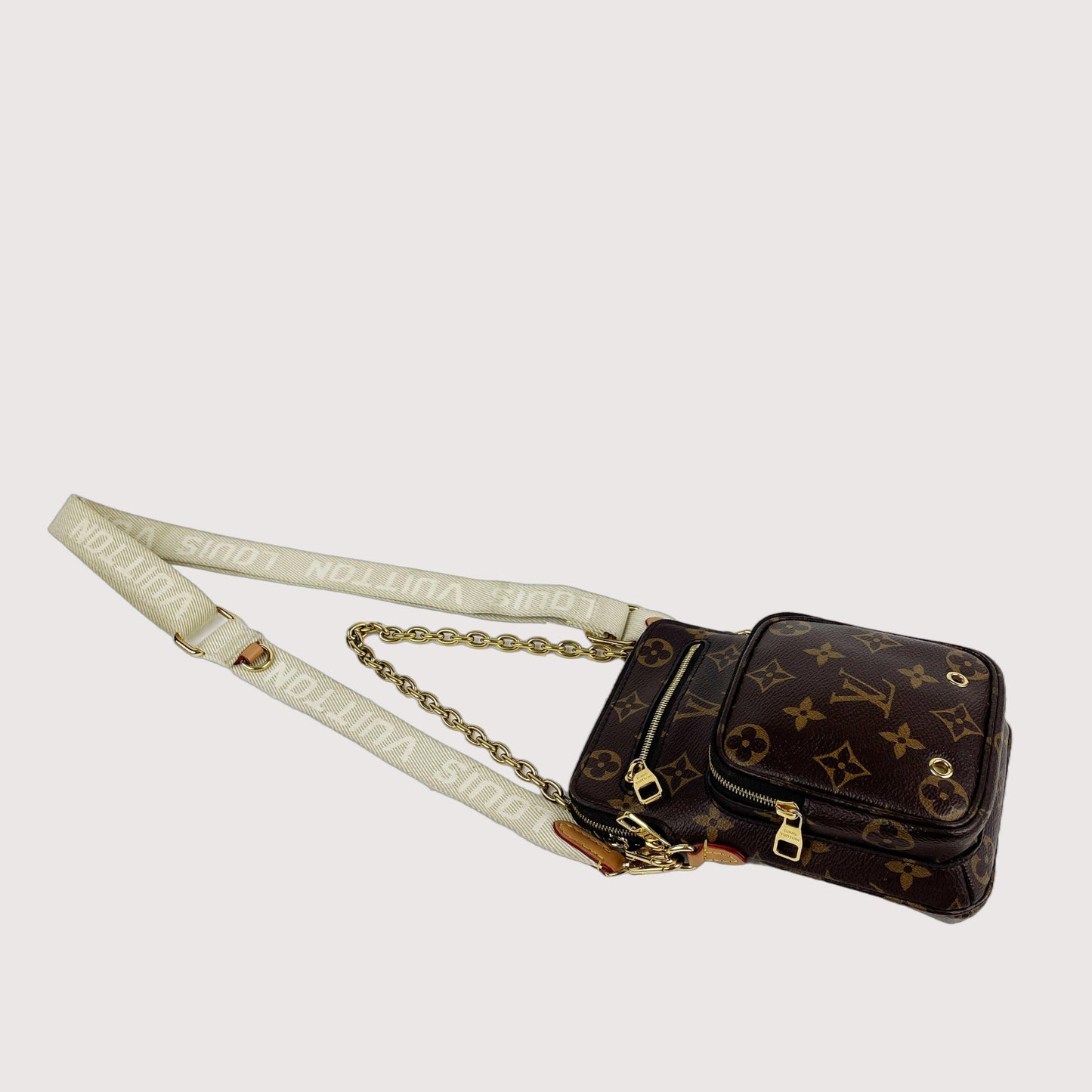 LOUIS VUITTON Monogram Utility Phone Sleeve Crossbody