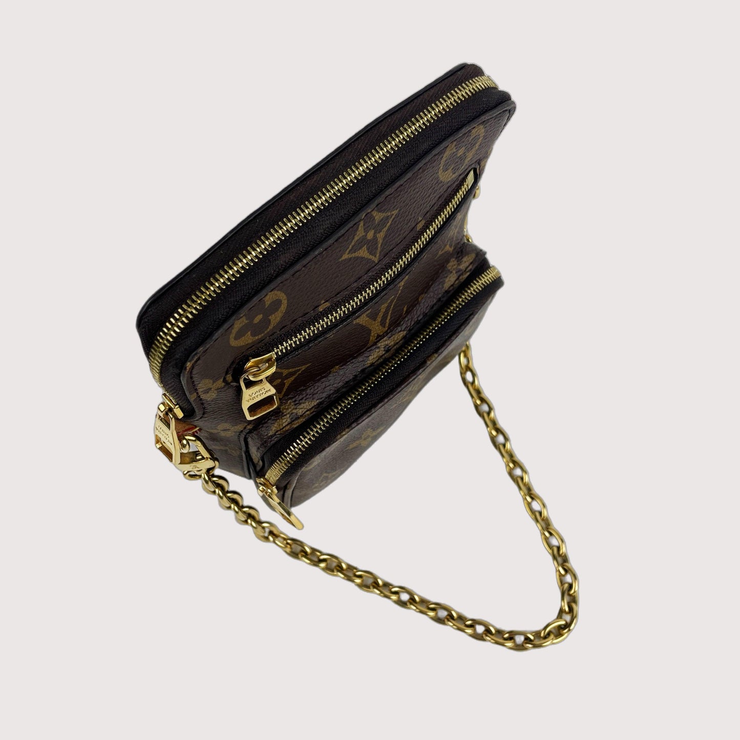 LOUIS VUITTON Monogram Utility Phone Sleeve Crossbody