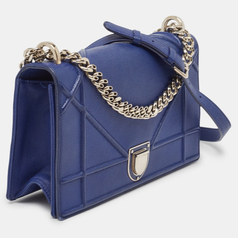 Dior Leather Medium Diorama Shoulder Bag