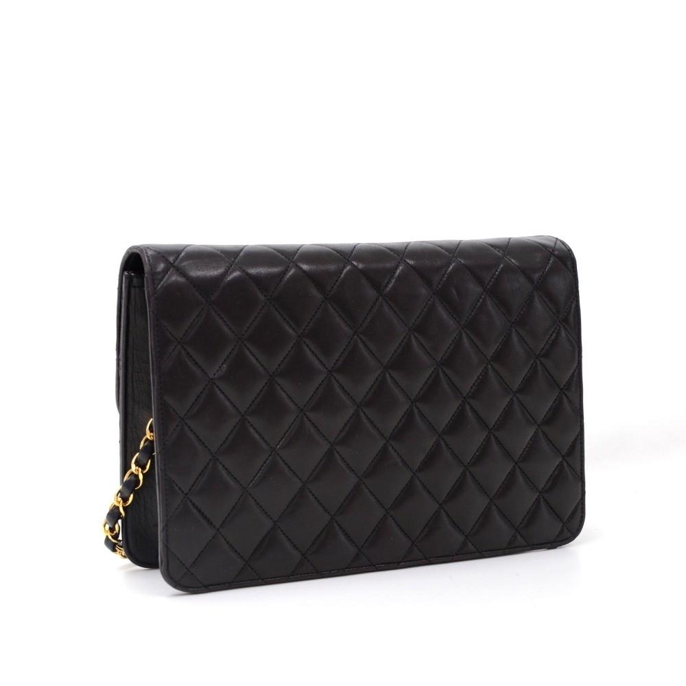 Quilted Lambskin Leather Shoulder Bag