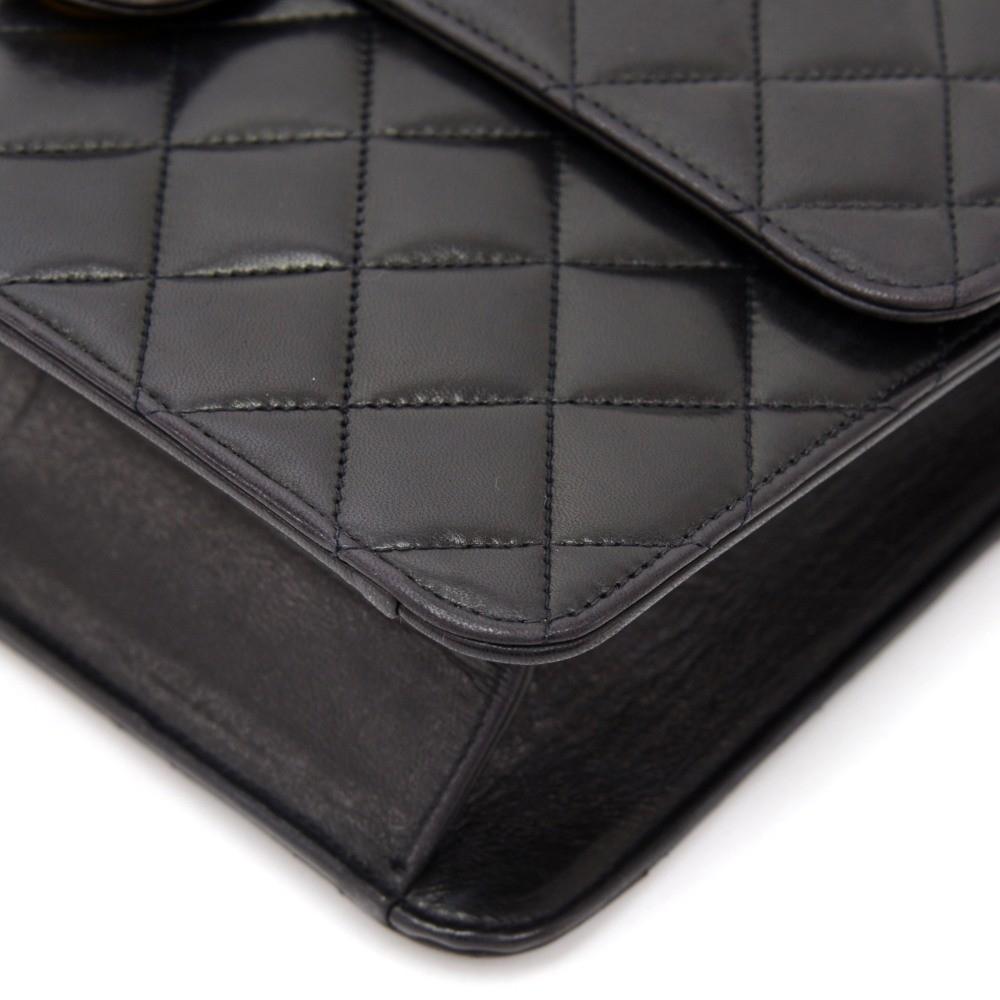 Quilted Lambskin Leather Shoulder Bag