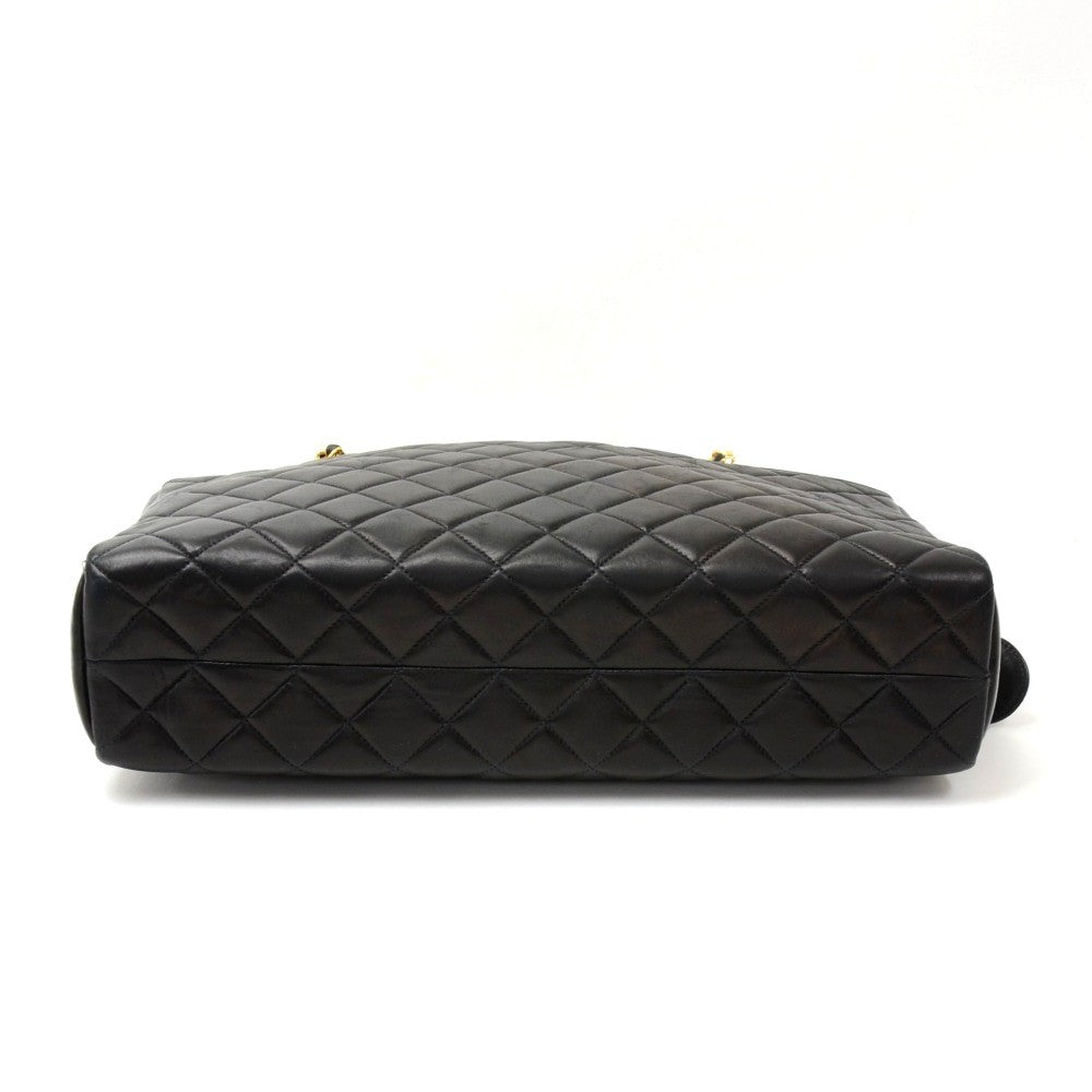 Quilted Lambskin Leather Shoulder Bag