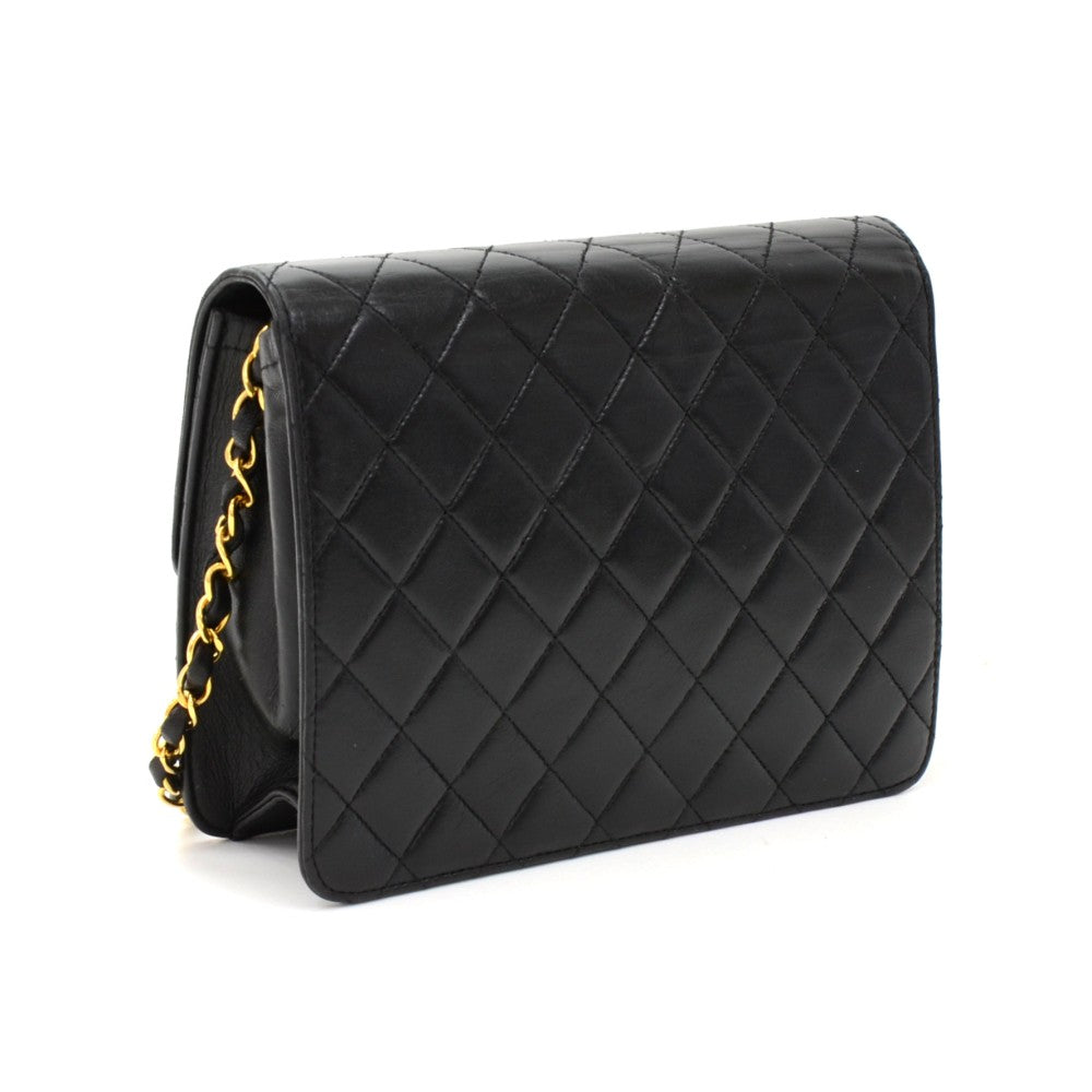 Classic Flap Quilted Lambskin Leather Shoulder Bag