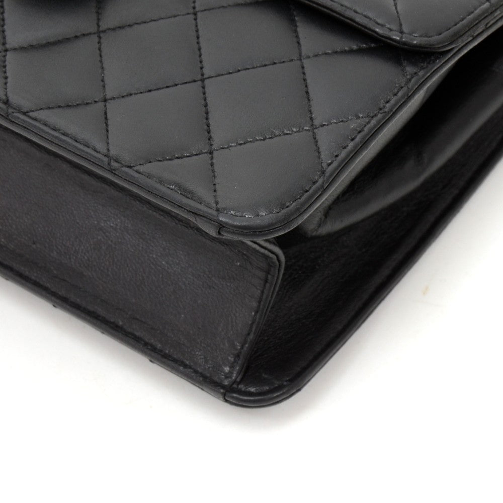 Classic Flap Quilted Lambskin Leather Shoulder Bag