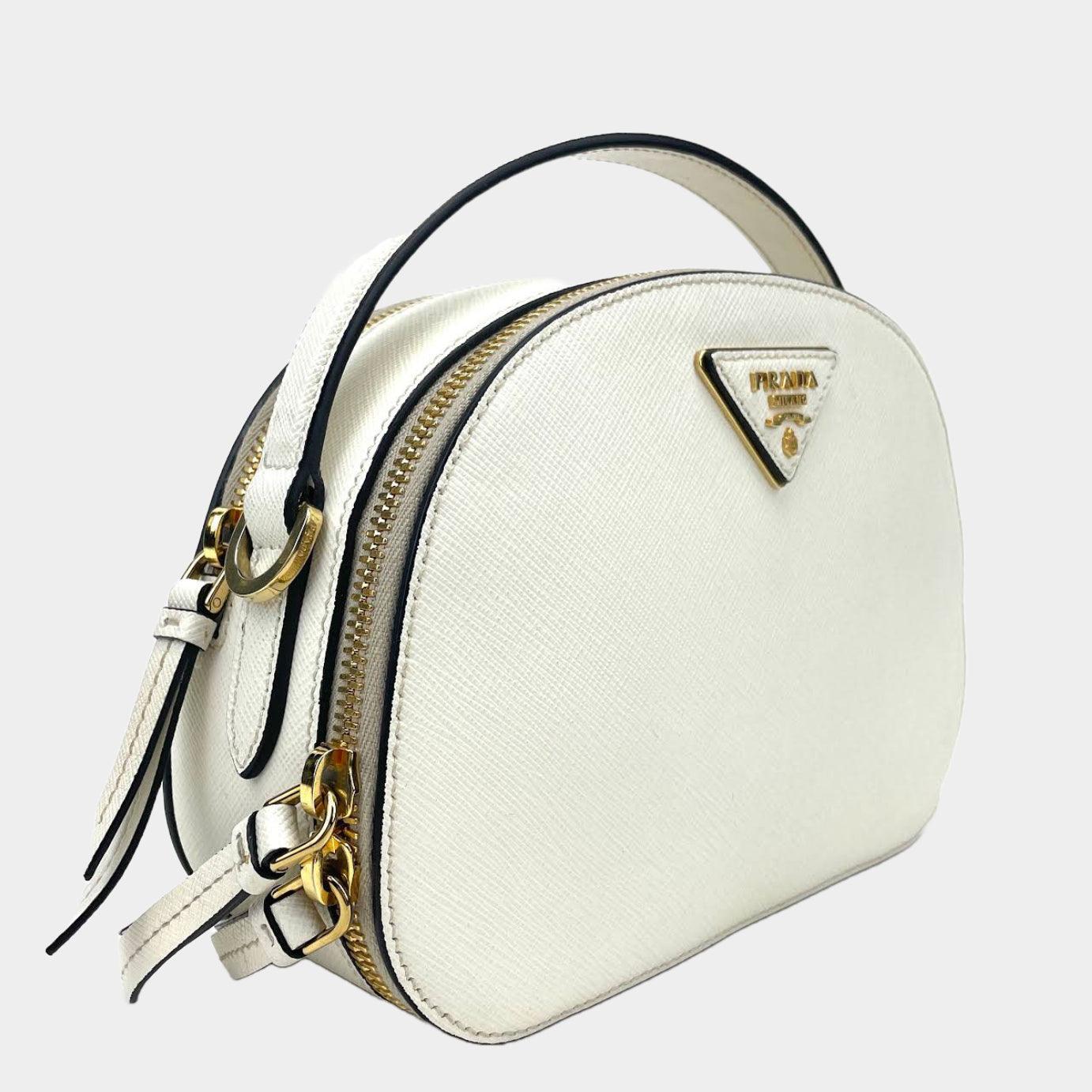 PRADA Saffiano Lux Odette Crossbody Bag