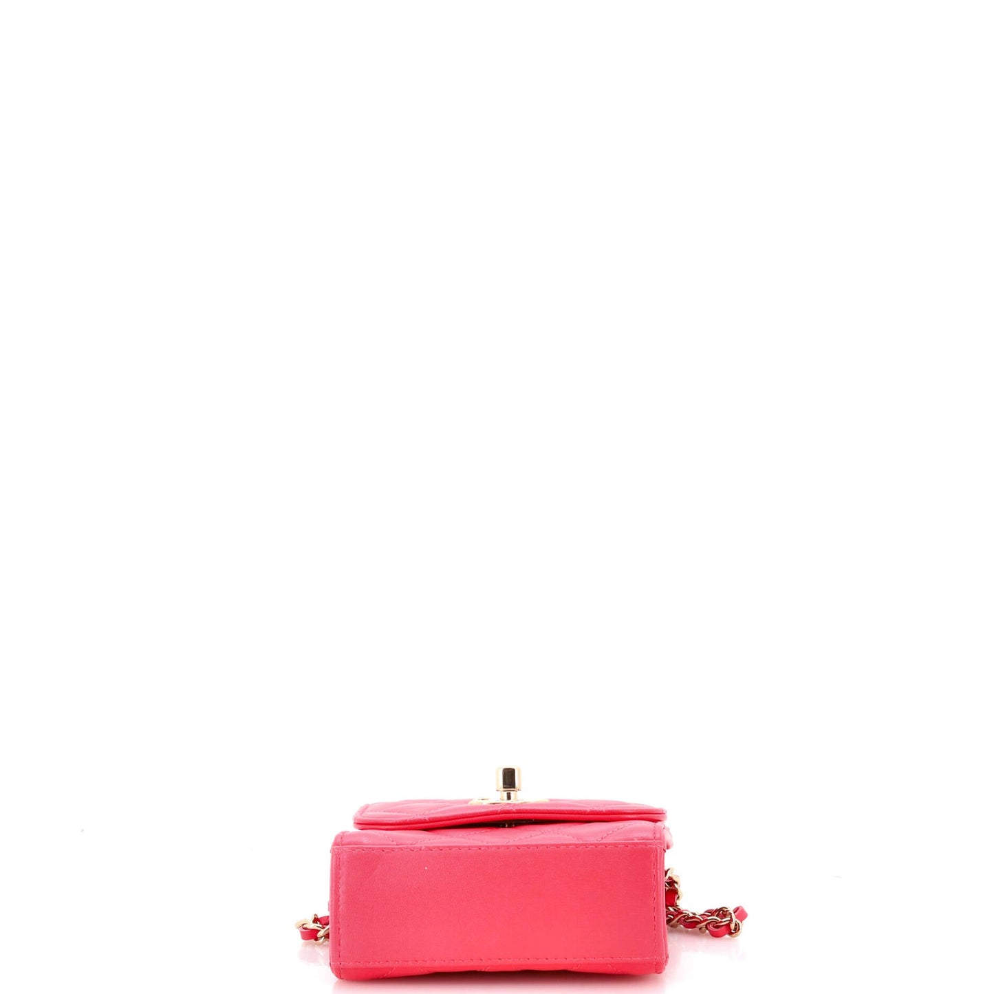 Trendy CC Clutch with Chain Quilted Lambskin Small