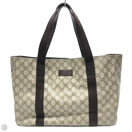 Tote Luxury Designer By Gucci, Size: Medium