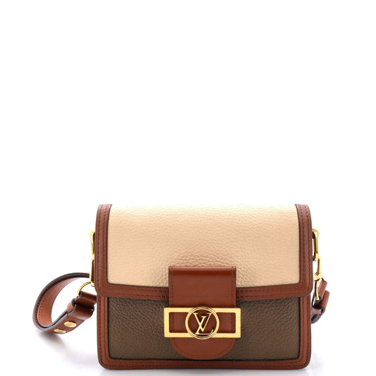 Dauphine Shoulder Bag Taurillon Leather Mini