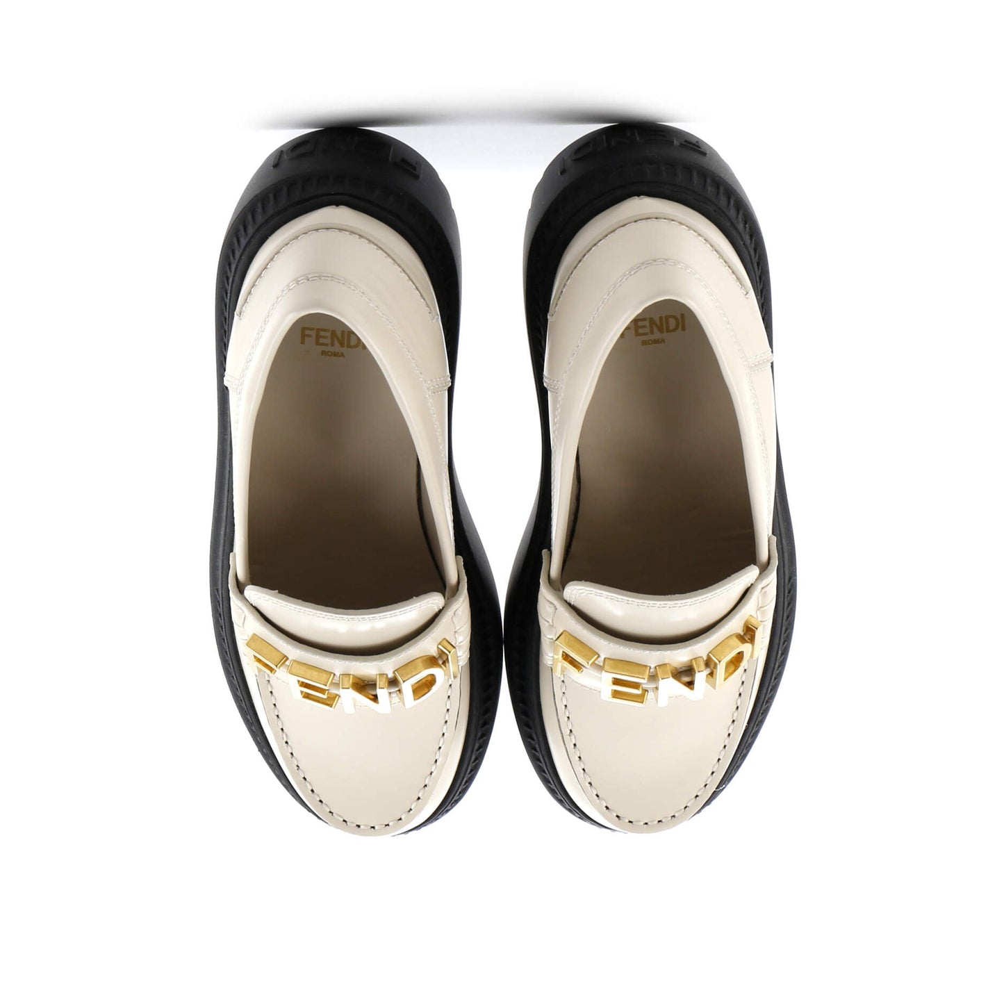Women's Fendigraphy Lug Sole Loafers Leather