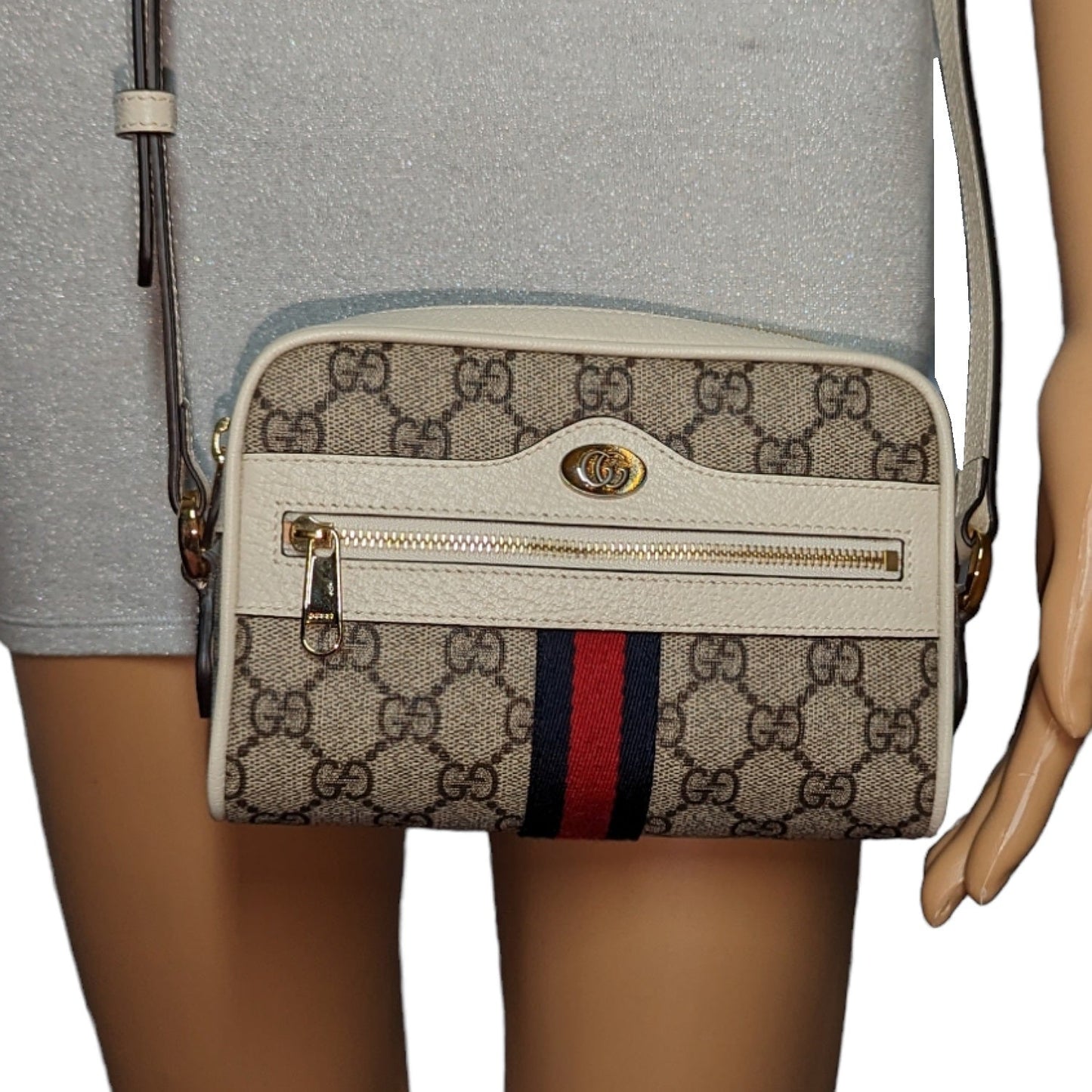 Gucci GG Supreme Mini Ophidia Crossbody Bag