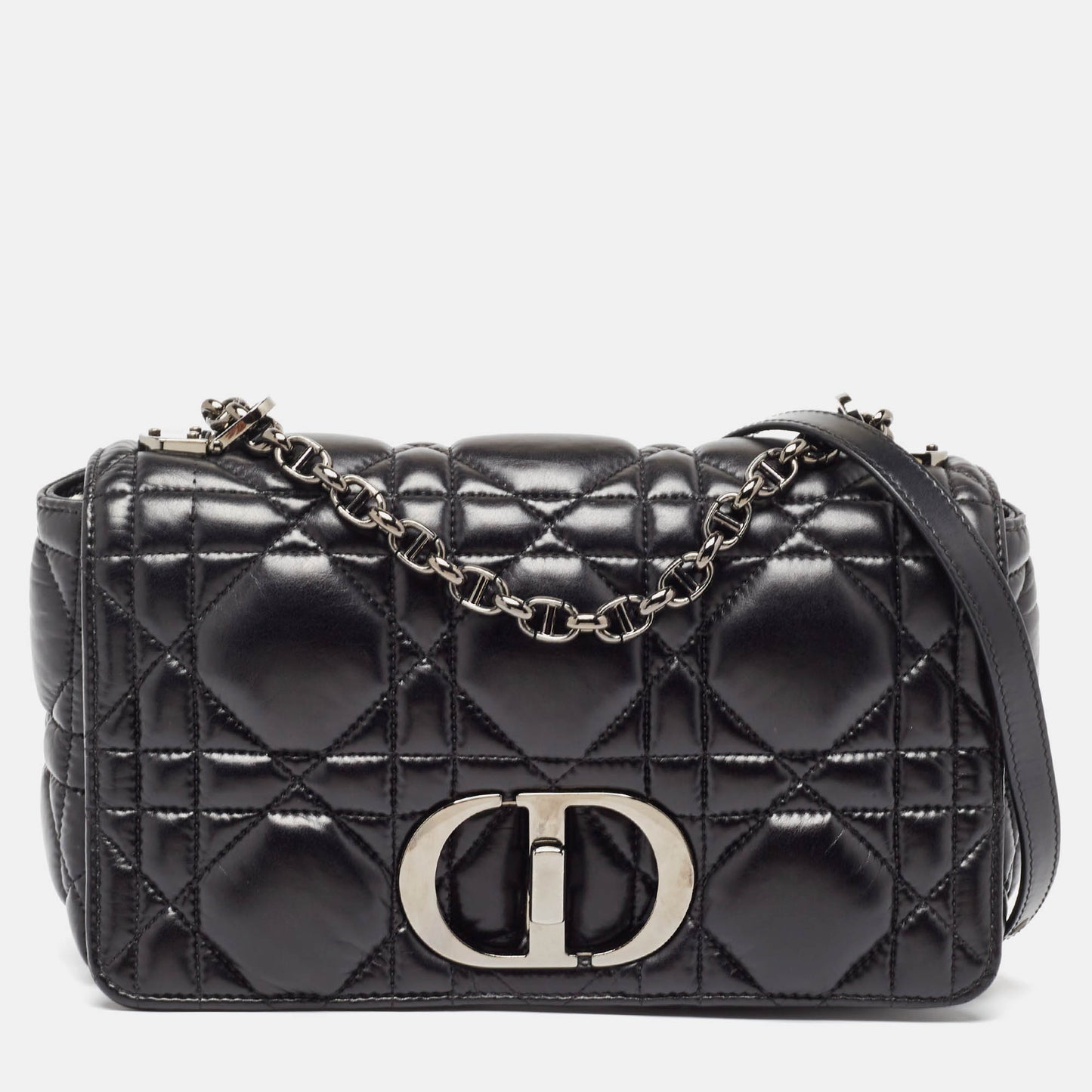 Dior  Cannage Leather Medium Caro Shoulder Bag