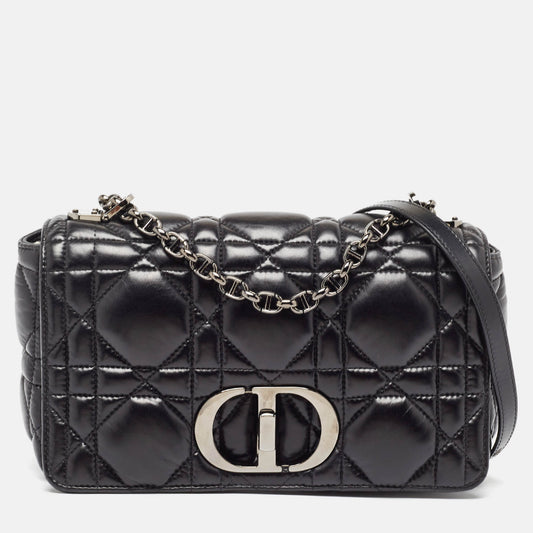 Dior  Cannage Leather Medium Caro Shoulder Bag