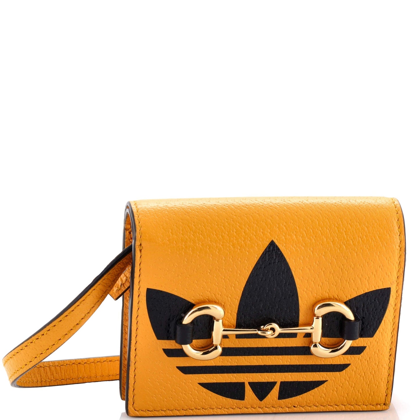 x adidas Horsebit Flap Card Case on Strap Leather