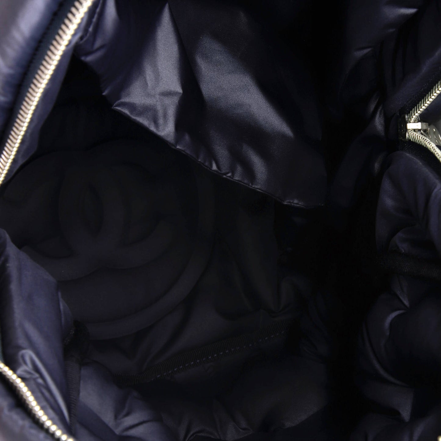 Doudoune Backpack Embossed Nylon with Tweed Medium