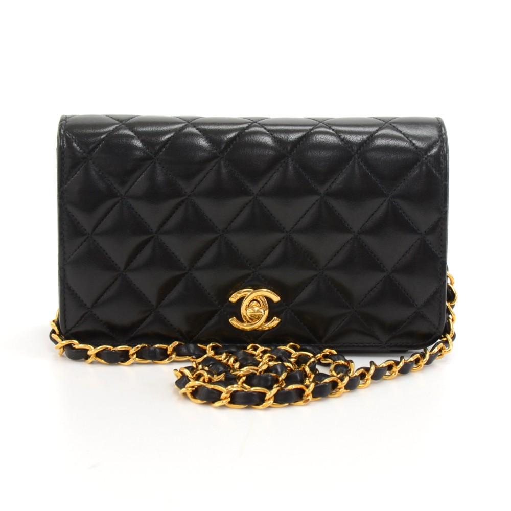 Mini Quilted Lambskin Leather Single Flap Shoulder Bag