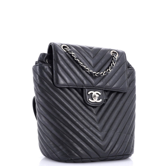 Urban Spirit Backpack Chevron Leather Small