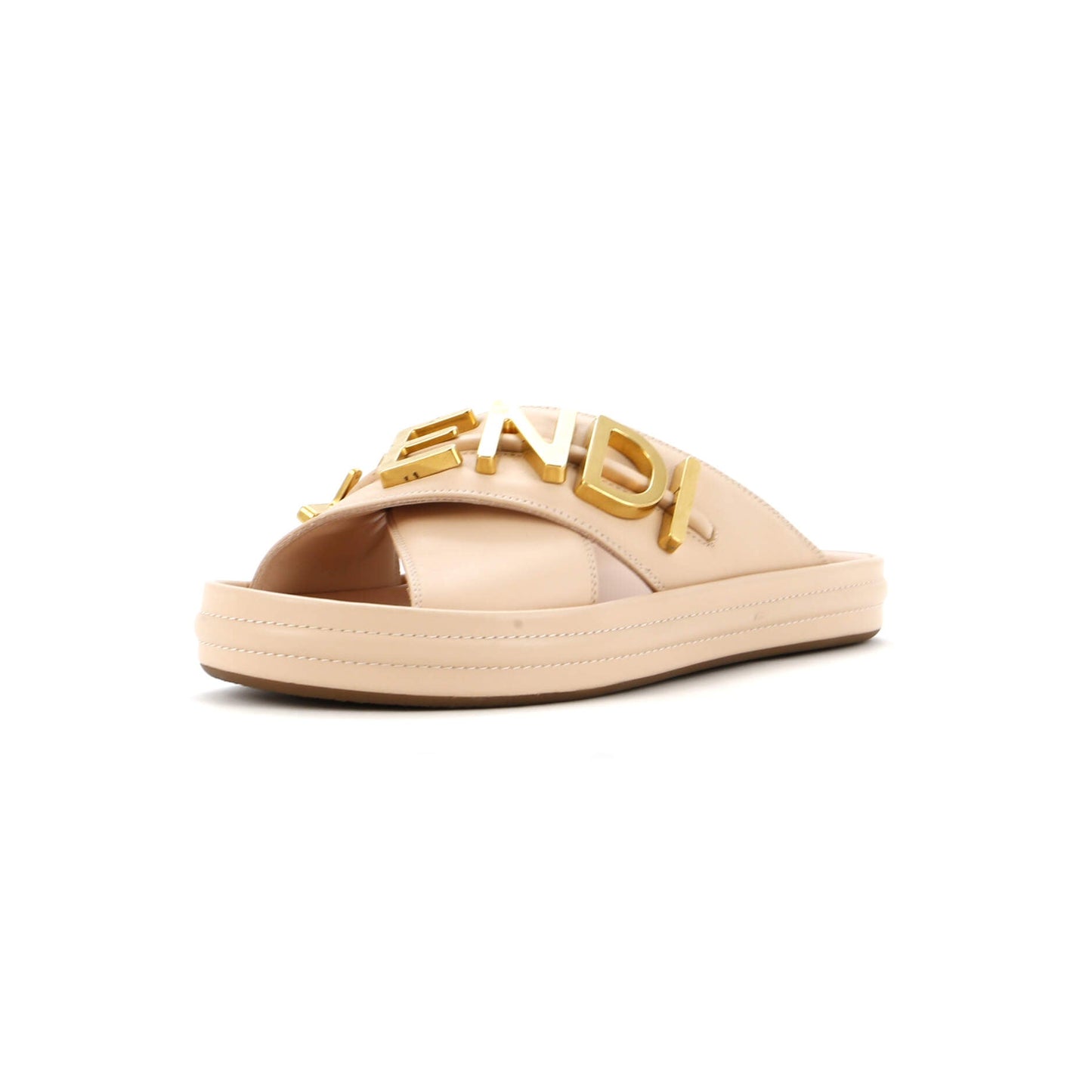 Women's Fendigraphy Slide Sandals Leather