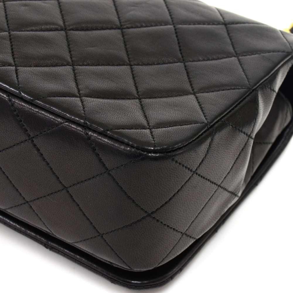 Classic Single Flap Quilted Lambskin Leather Shoulder Bag