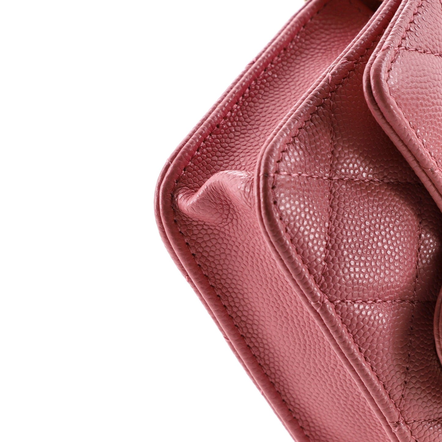 Classic Flap Clutch with Chain Quilted Caviar Small