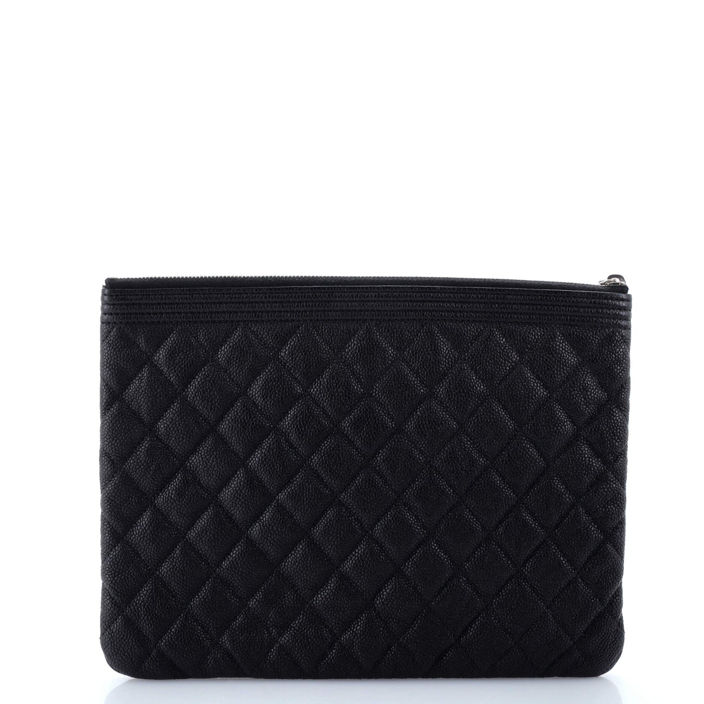 Boy O Case Clutch Quilted Caviar Medium
