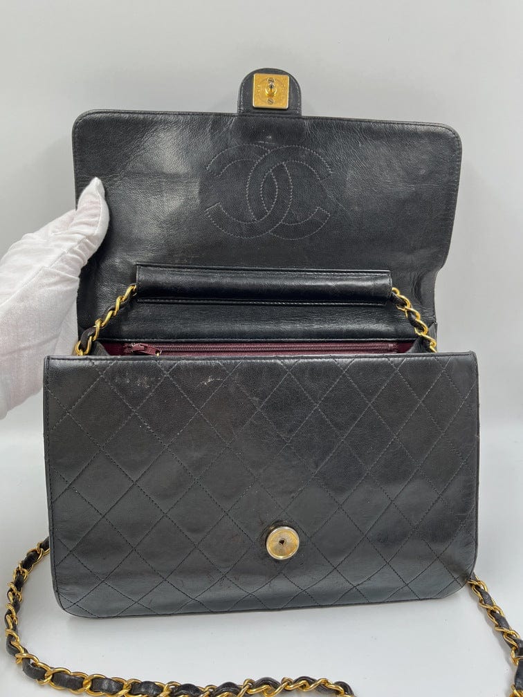 Vintage Black Chanel Flap Bag