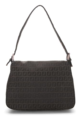 Fendi,  Brown Zucchino Canvas Mama, Brown