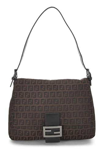 Fendi,  Brown Zucchino Canvas Mama, Brown