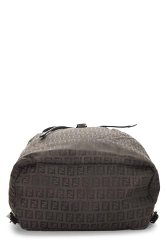 Fendi,  Brown Zucchino Canvas Backpack, Brown