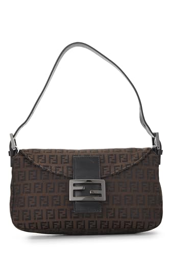 Fendi,  Brown Zucchino Shoulder Bag Small, Brown