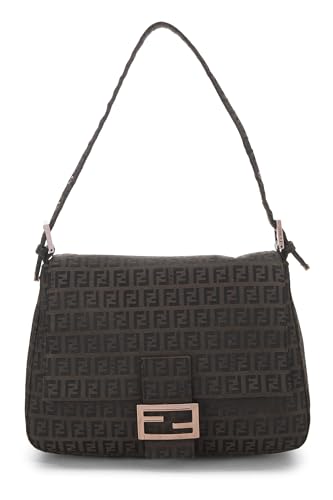 Fendi,  Brown Zucchino Canvas Mama, Brown