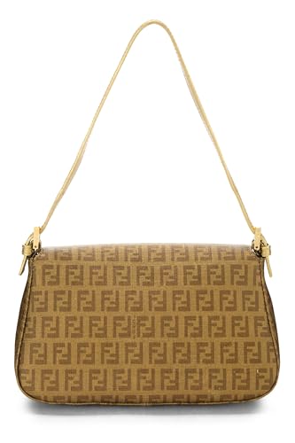 Fendi,  Gold Coated Canvas Zucchino Mama Mini, Gold