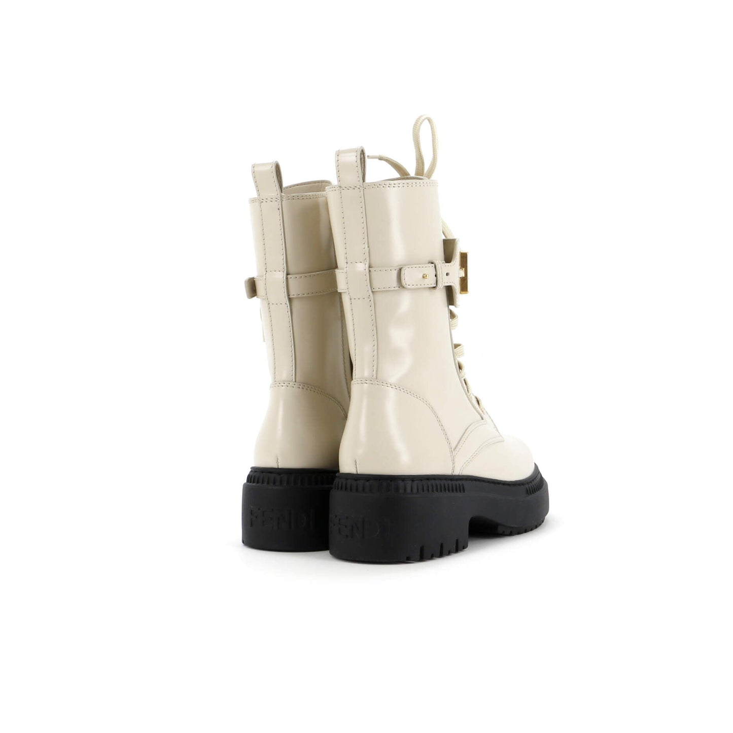 Women's Fendigraphy Biker Boots Leather