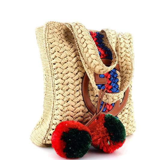 Blondie NM Open Tote Raffia Small