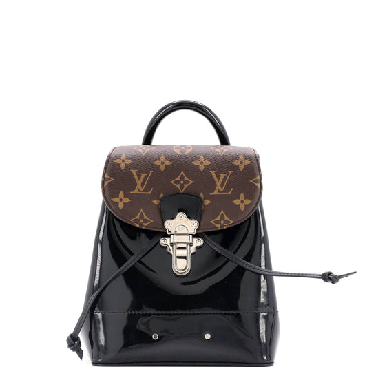 Hot Springs Backpack Vernis with Monogram Canvas