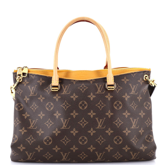Pallas Tote Monogram Canvas with Leather