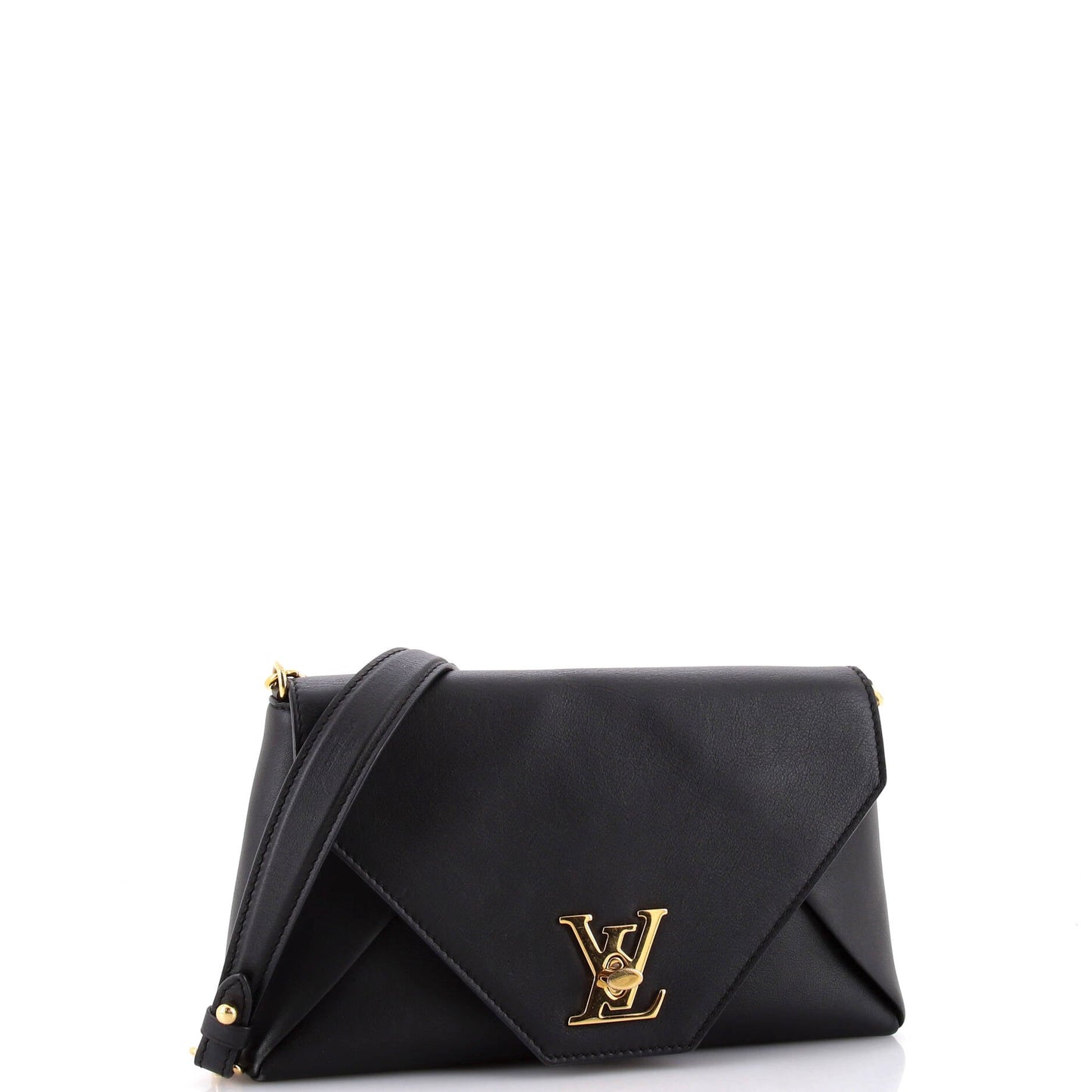 Love Note Chain Clutch Leather