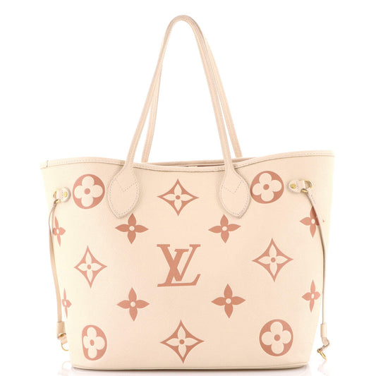 Neverfull NM Tote Bicolor Monogram Empreinte Giant MM