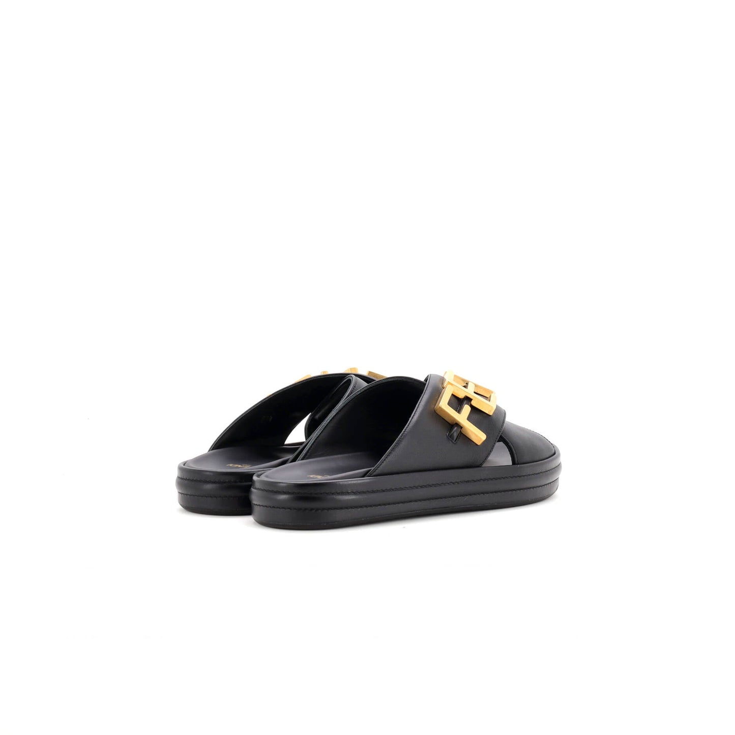 Women's Fendigraphy Slide Sandals Leather