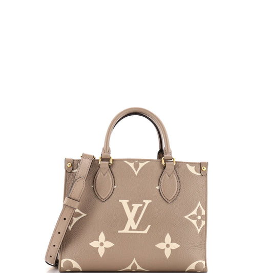 OnTheGo Tote Bicolor Monogram Empreinte Giant PM