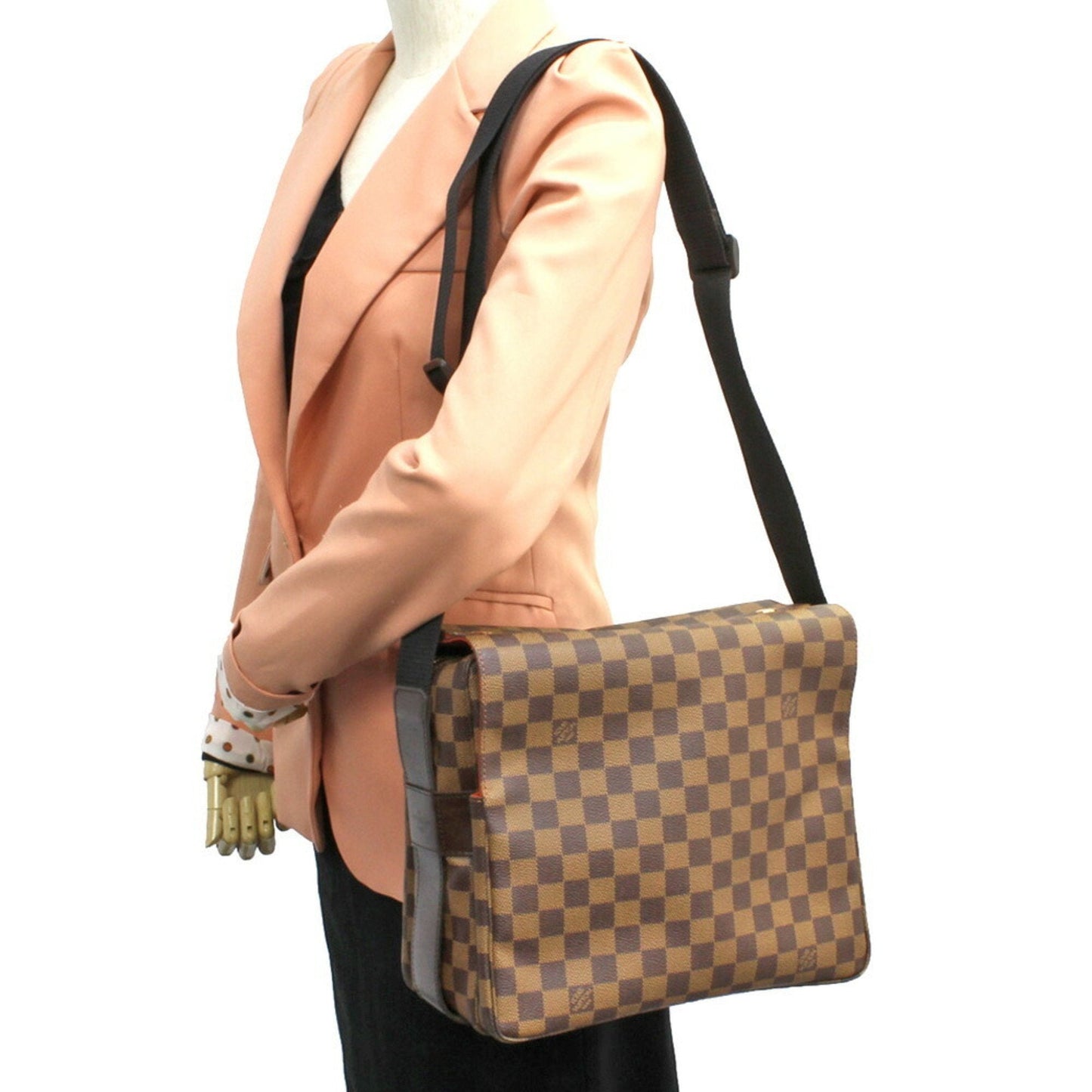 Louis Vuitton Naviglio  Canvas Shoulder Bag ()