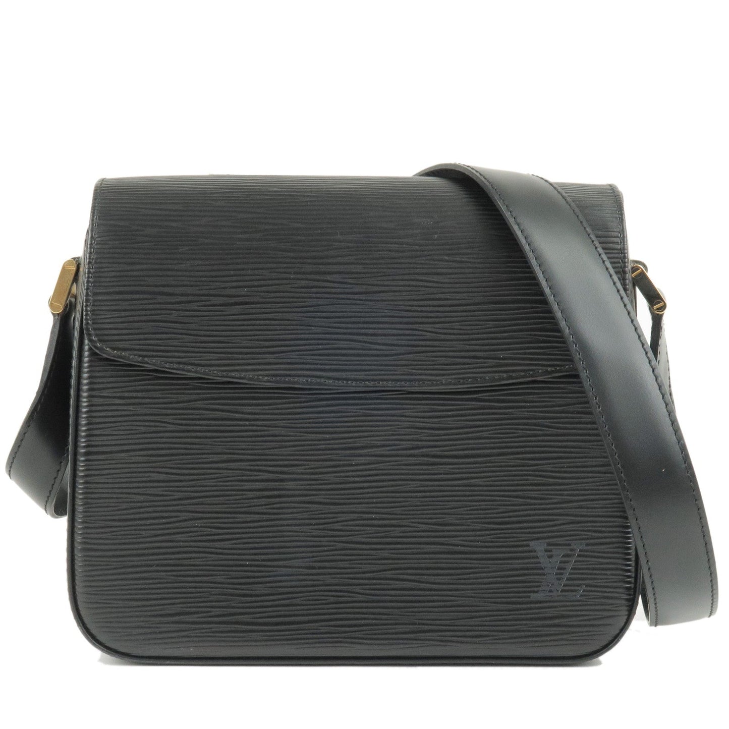 Louis Vuitton Epi Bush Shoulder Bag Noir Black M52202