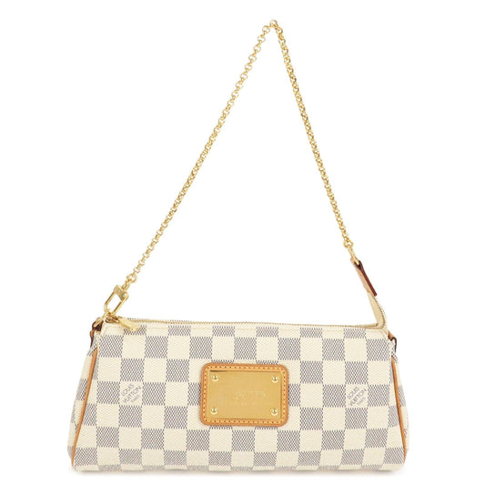 Louis Vuitton Damier Azur Eva 2Way Shoulder Bag Hand Bag N55214