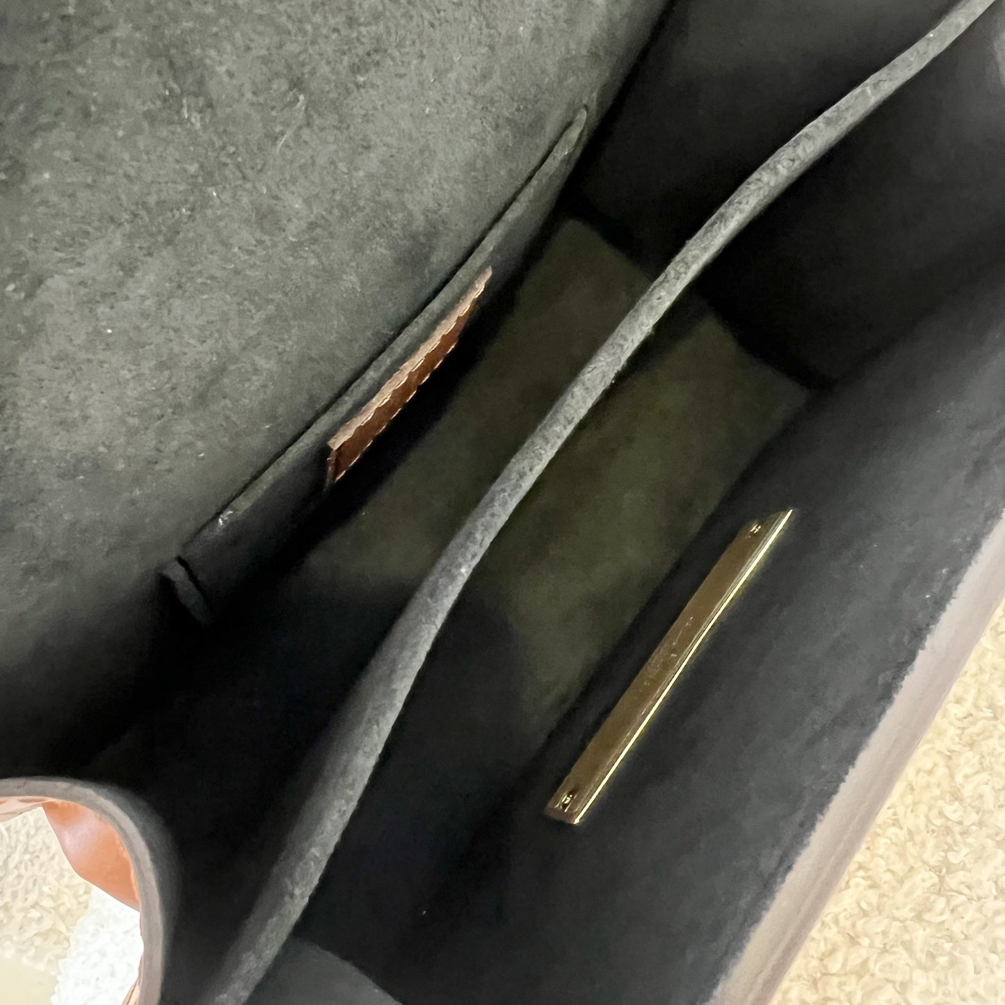 LV Mini Dauphine in Reverse Monogram, Monogram Canvas and GHW