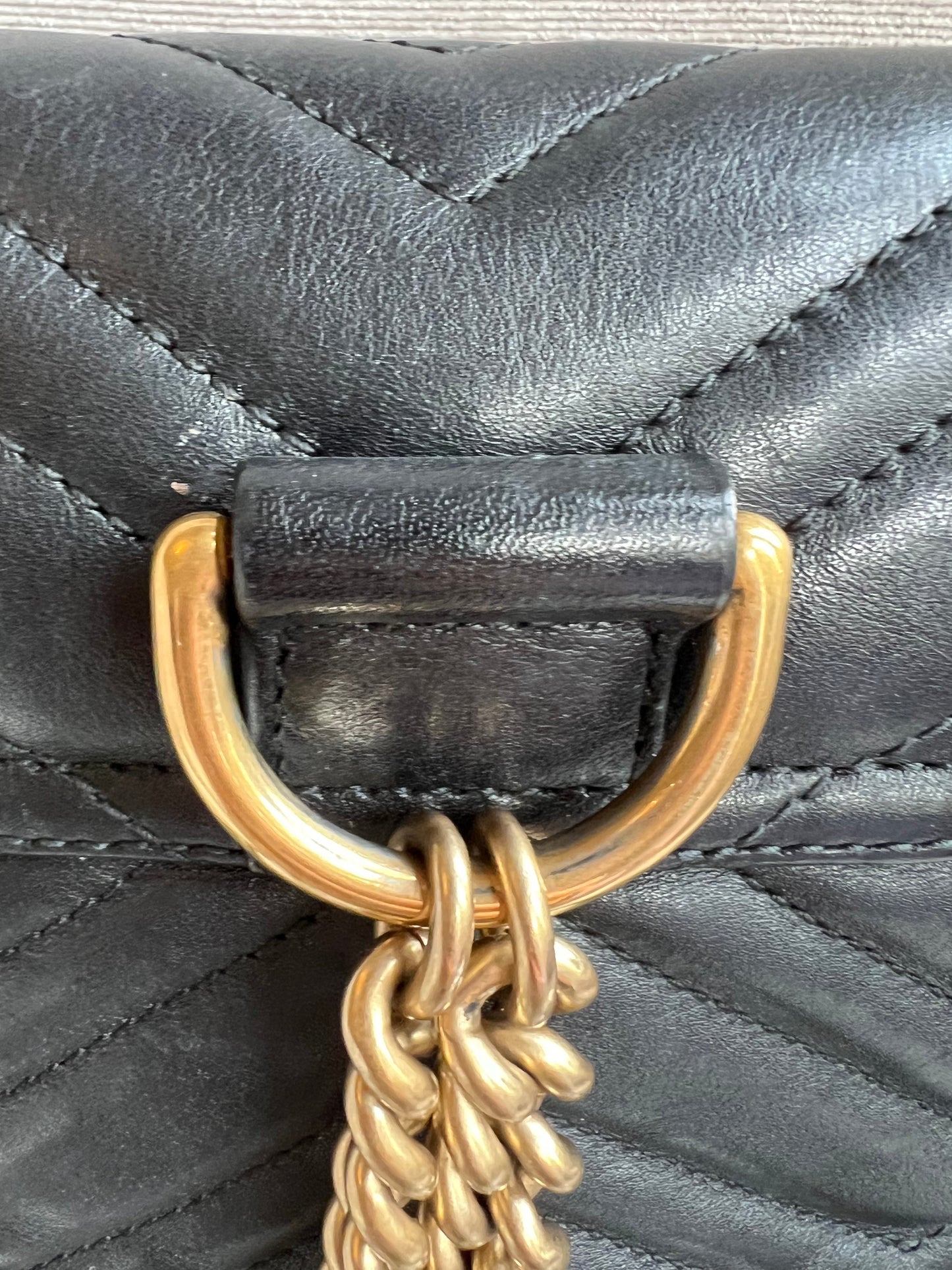 Gucci GG Black Mini Marmont Backpack