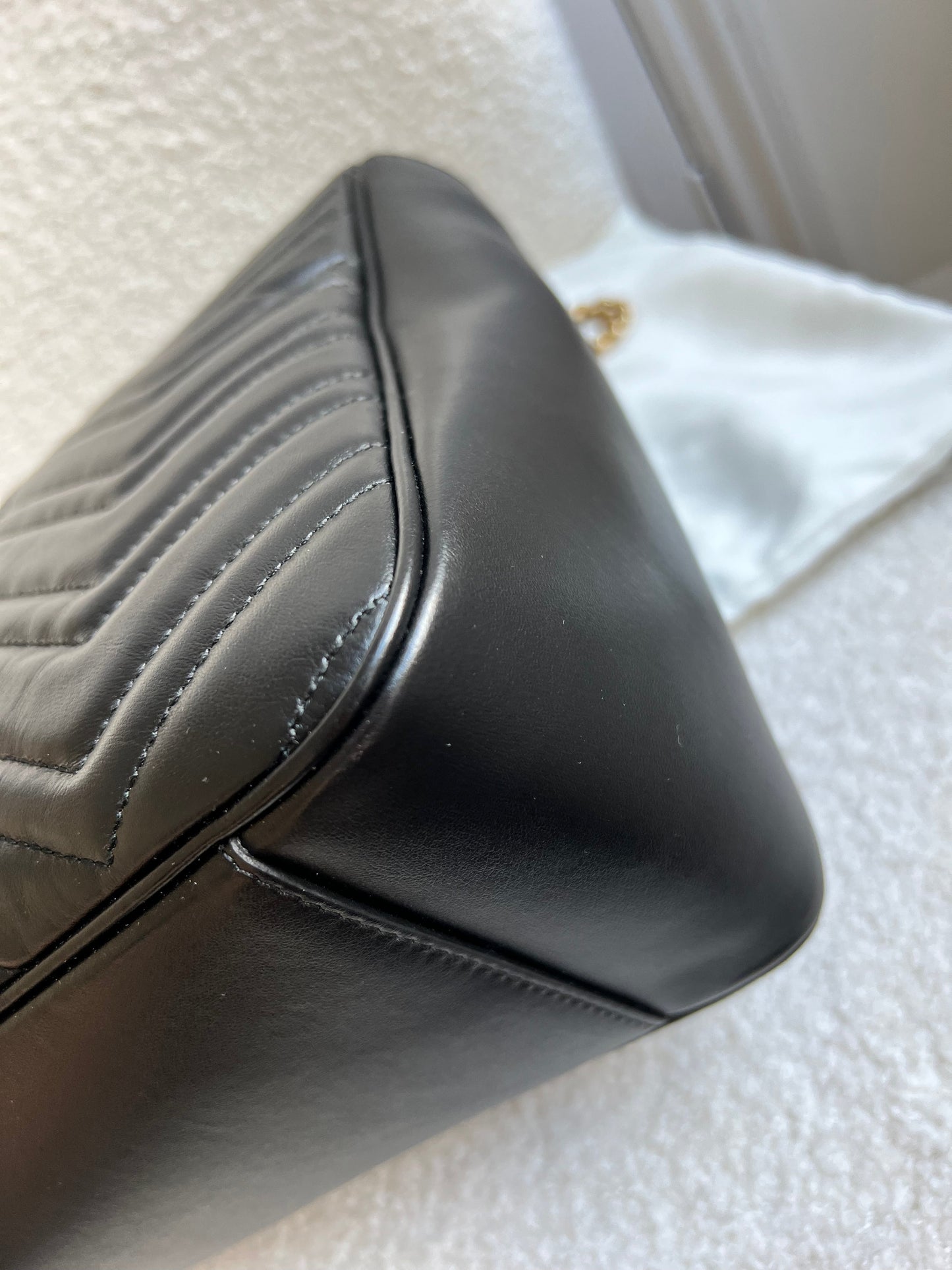 Gucci GG Black Large Marmont Shoulder Bag