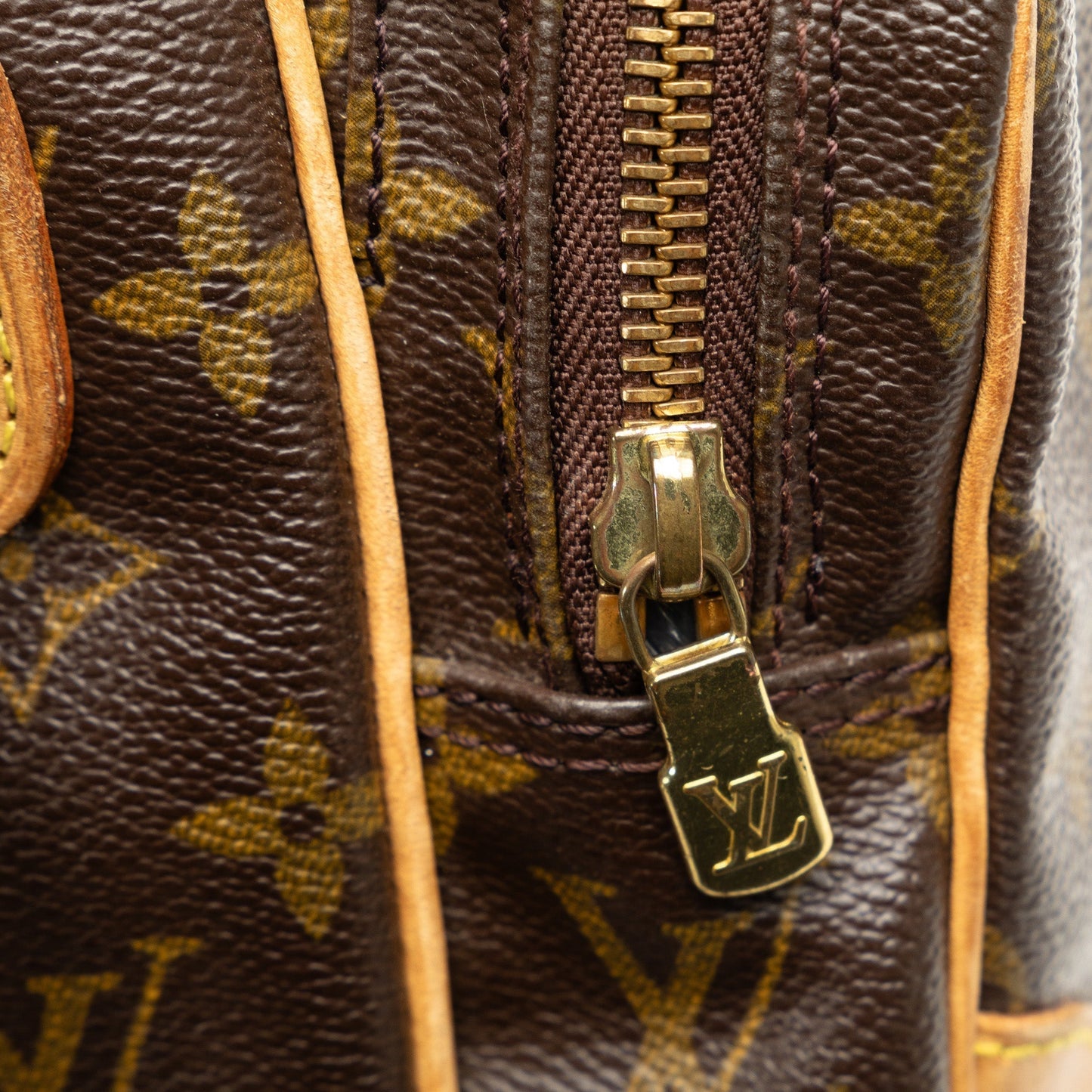 Brown Louis Vuitton Monogram Amazone Crossbody Bag